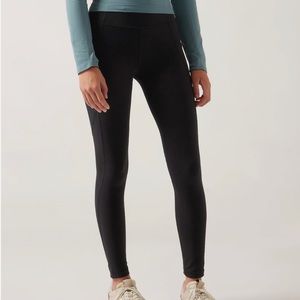Athleta Girls Black High Rise Stash Your Treasures Tights